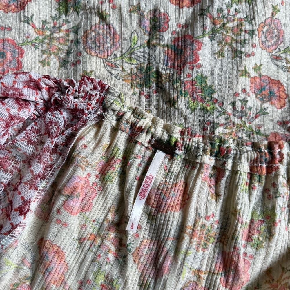 Free People Floral Mini Dress - Picture 5 of 5